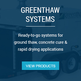 System Packages - Ready to go systems for ground thaw, concrete cure & rapid drying applications